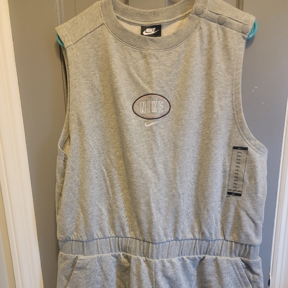 Nike Sportswear Women's Grey Heather Short Romper